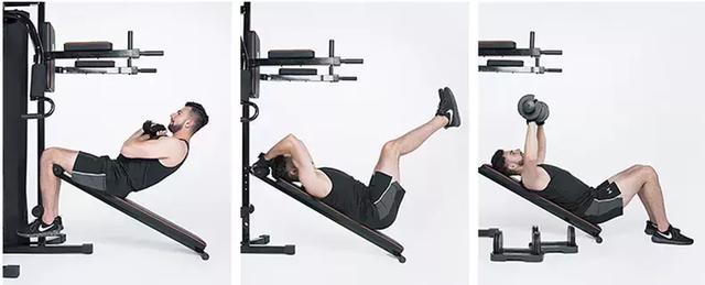 三人站健身器材使用图解_三人站综合器械怎么用_三人站综合训练器安装