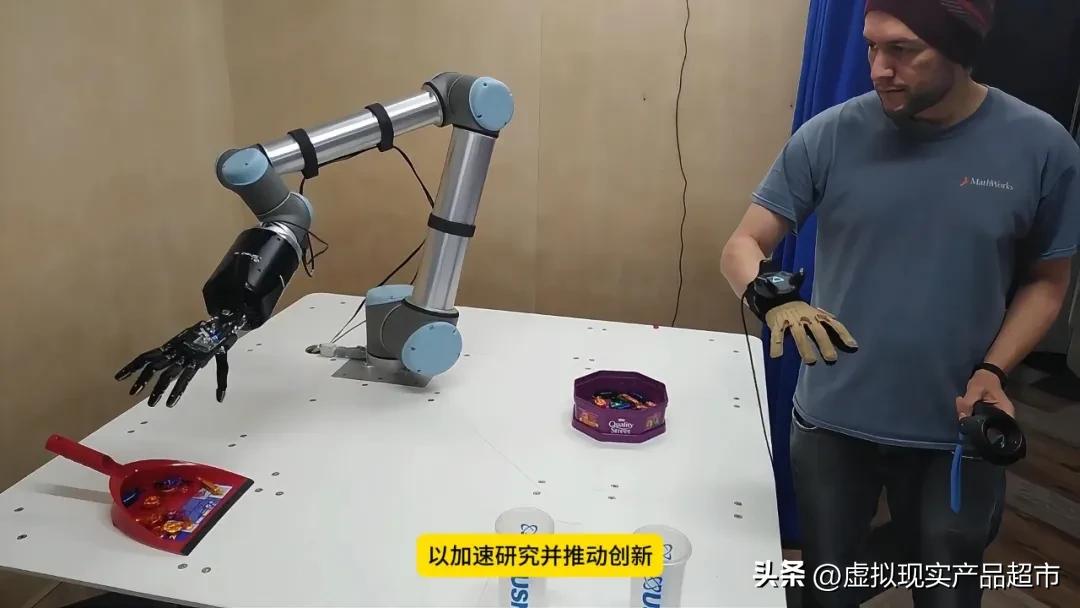 专业健身手套_人形机器人遥操作_CyberGlove触觉反馈手套