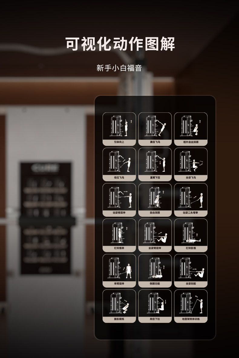 五人站综合训练器_家用综合训练器选购指南_家庭健身房规划