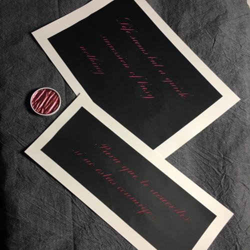 开元ky888棋牌官方版 学习“英文书法”10年 他用怪笔写下这些美丽文字