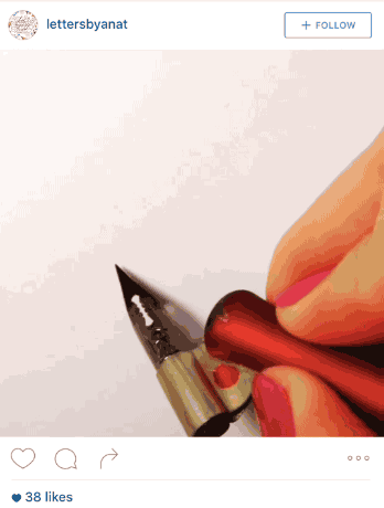 calligraphy pen nib types_英文书法练习培训_english calligraphy fonts