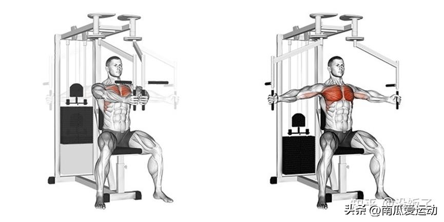 胸肌训练动作_高效胸肌打造动作_综合训练器 胸肌