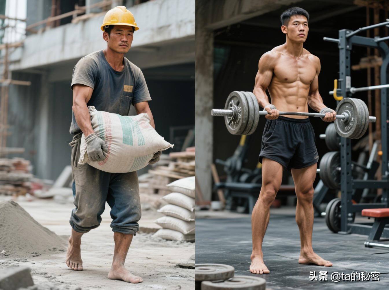 男性魅力赤脚标准_赤脚健身争议_健身要带手套吗